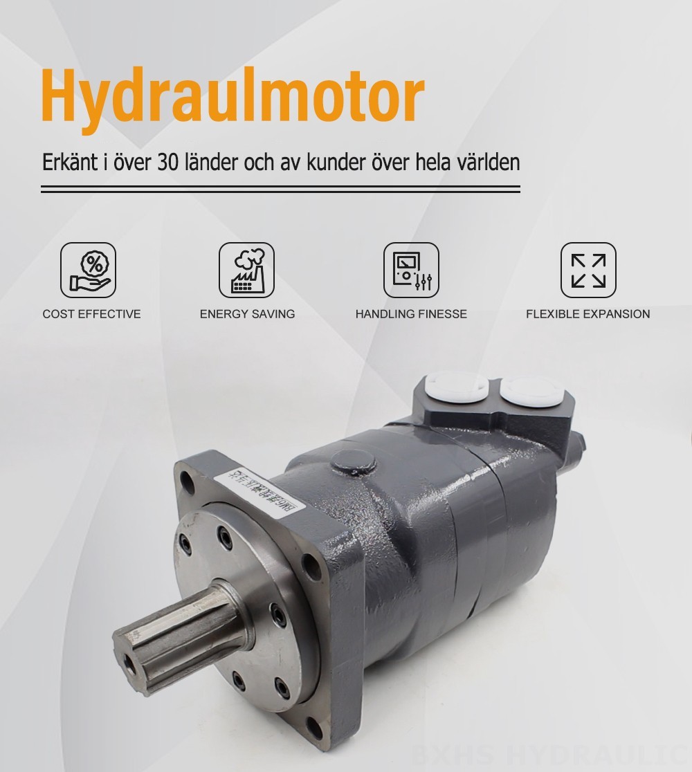 BM6_Cycloid Hydraulmotor 195 cc/varv 150 L/min hydraulmotor